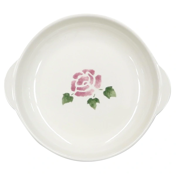 ラ・フロレゾン　手つきプレートL（ローズ）