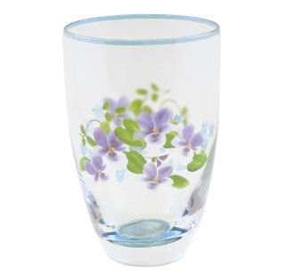 マリアンヌコクーングラスL　ブーケ・ドゥ・ヴィオレット