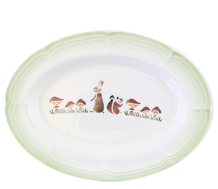 マリアンヌオーバルプレートS　レコルト