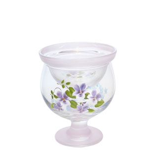 ガラスパーティーウェアーオイスターカクテルグラス（ブーケ・ドゥ・ヴィオレット）