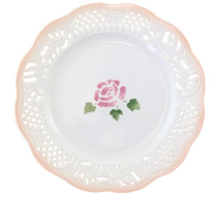 バロックアナイスプレートL(ローズ）