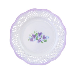 バロックアナイスプレートM(ブーケ・ドゥ・ヴィオレット）