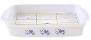 フライ＆グリルプレート(ブーケ・ドゥ・ヴィオレット）