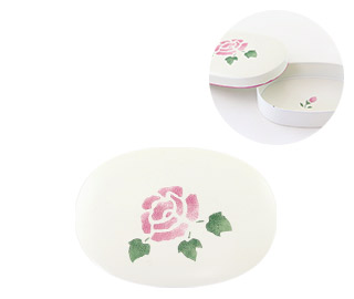 オーバルケース(ローズ）