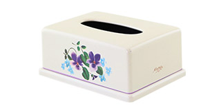 ポケットティッシュボックス(ブーケ・ドゥ・ヴィオレット）