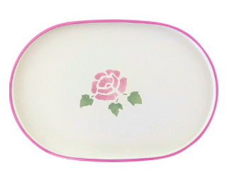 オーバルトレーL(ローズ）