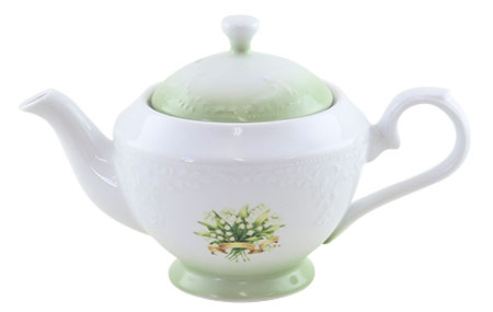 シュクレ・ド・エルブ・オレンジリボンティーポット