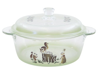 耐熱ガラスレンジ専用キャセロール２(レコルト）