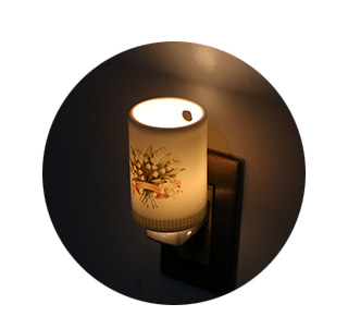 カントリーチェックシリーズ アロマライト使用イメージ