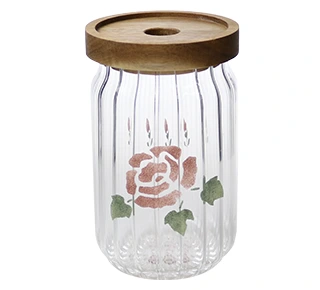 ラ・フロレゾン　キャニスターL　ローズ