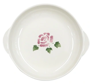 ラ・フロレゾン　手つきプレートL　ローズ