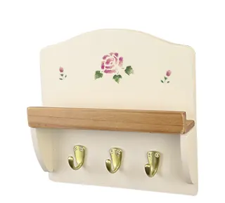 マニーオリジナルファニチャー　キーフック3連（ローズ）