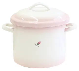 ホーローライス缶背面