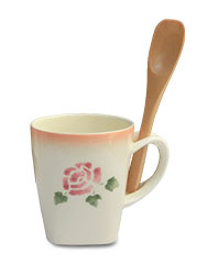 スプーン付きマグ